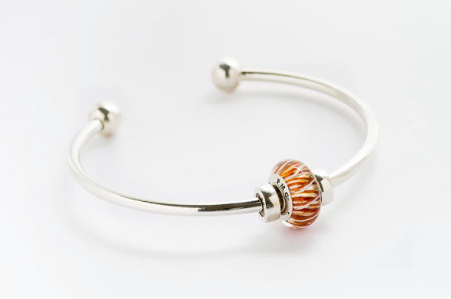PMC 2013 bead on bangle bracelet