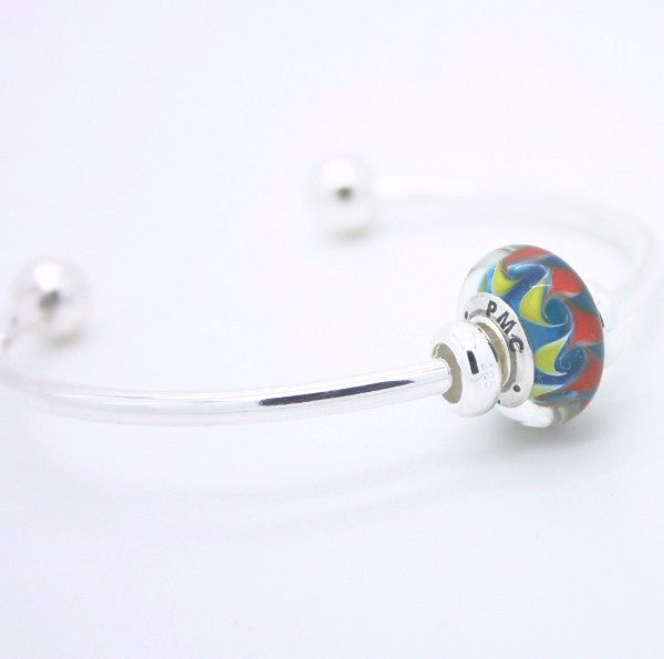 The PMC 2016 bead on bangle bracelet