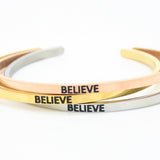 Believe Cuff Bracelet