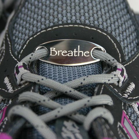 Breathe sneaker tag