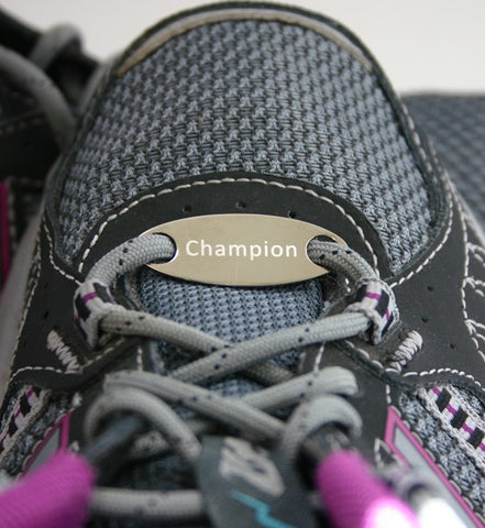 Champion sneaker tag