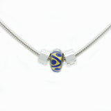 Delta Love Bead on a Silver Necklace