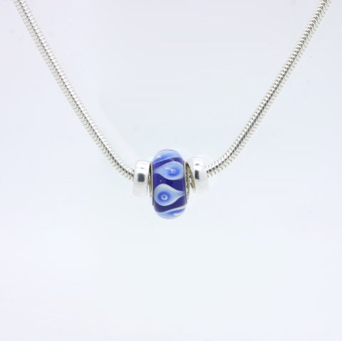 Franklin Pride bead on sterling silver necklace