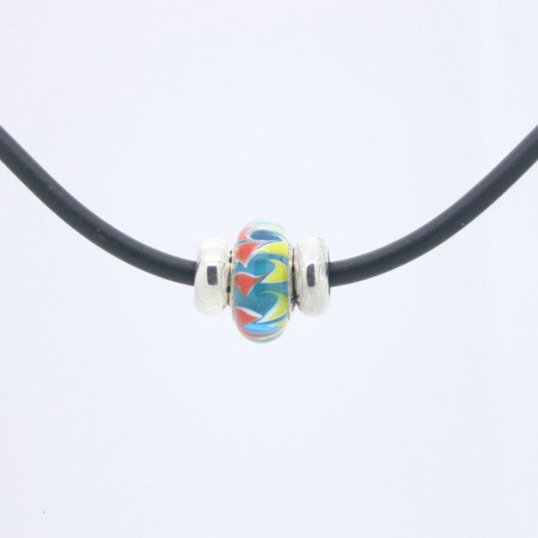 PMC 2016 bead on sporty necklace