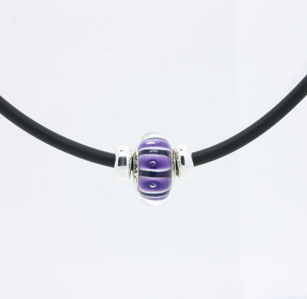 PMC 2015 bead on sporty necklace