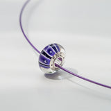PMC 2015 bead on cable necklace