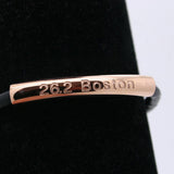 26.2 Boston engraved bracelet