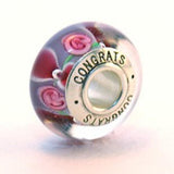 Congrats bead (by Confidence Beads)