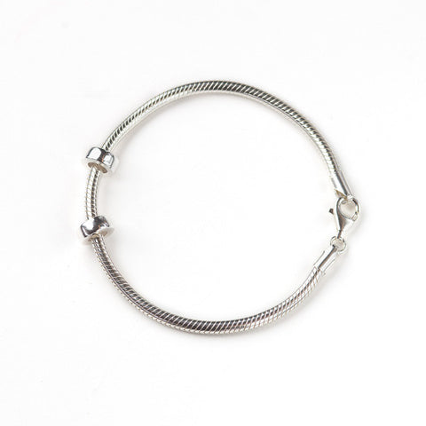 Sterling silver snake chain bracelet