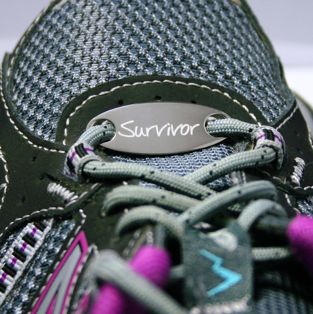 Survivor sneaker tag